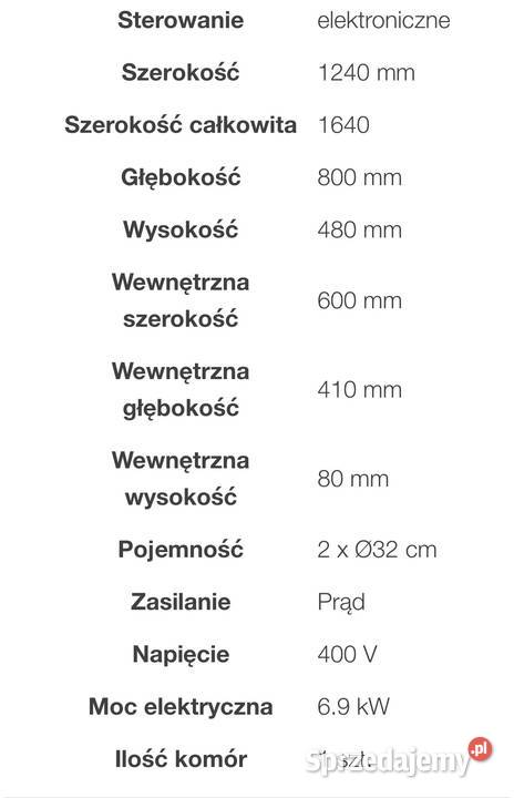 Piec do pizzy Kielce