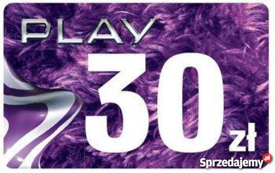 SPRZEDAM DOŁADOWANIE DO PLAY O WARTOŚCI 30 20 Męcikał