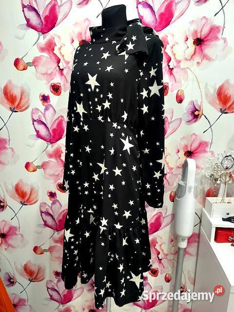 boohoo sukienka modny wzór gwiazdy gwiazdki 3840 Rozmiar 40(L) sprzedam