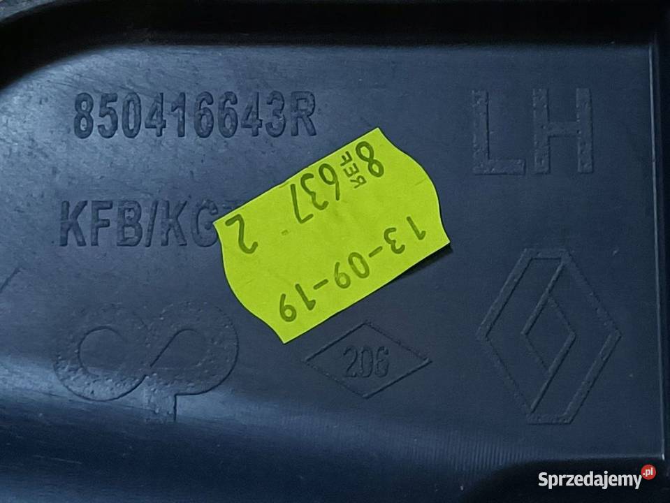 RENAULT MEGANE IV ŚLIZG ZDERZAKA PRAWYLEWY TYŁ Pleszew