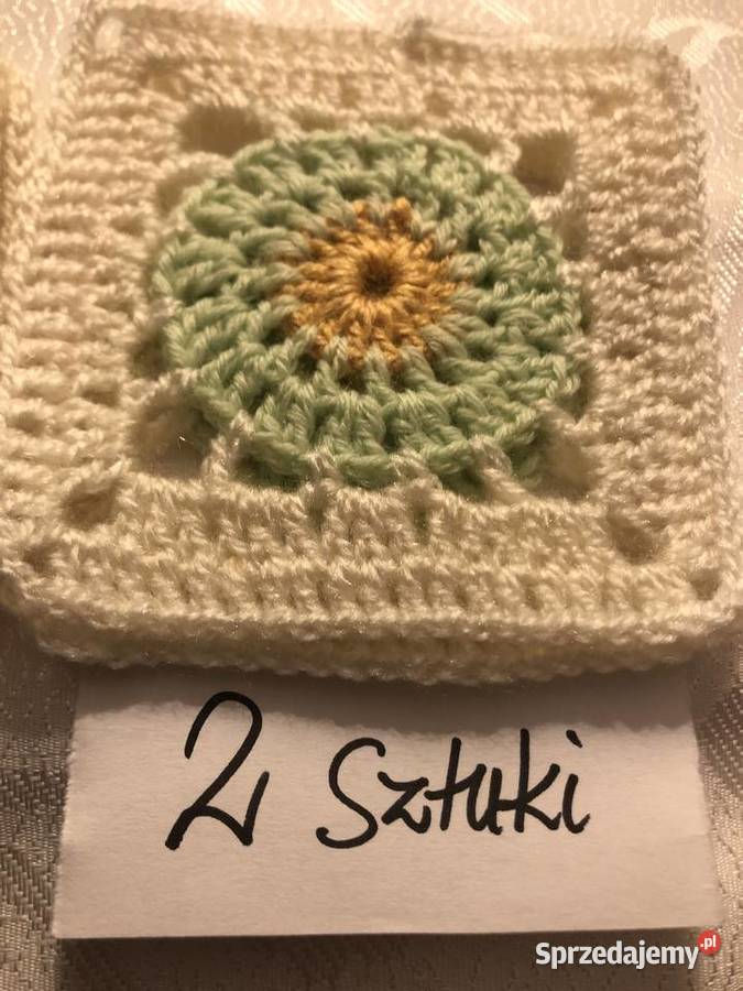 kwadrat babuni pled poduszkanarzuta na Zegrze