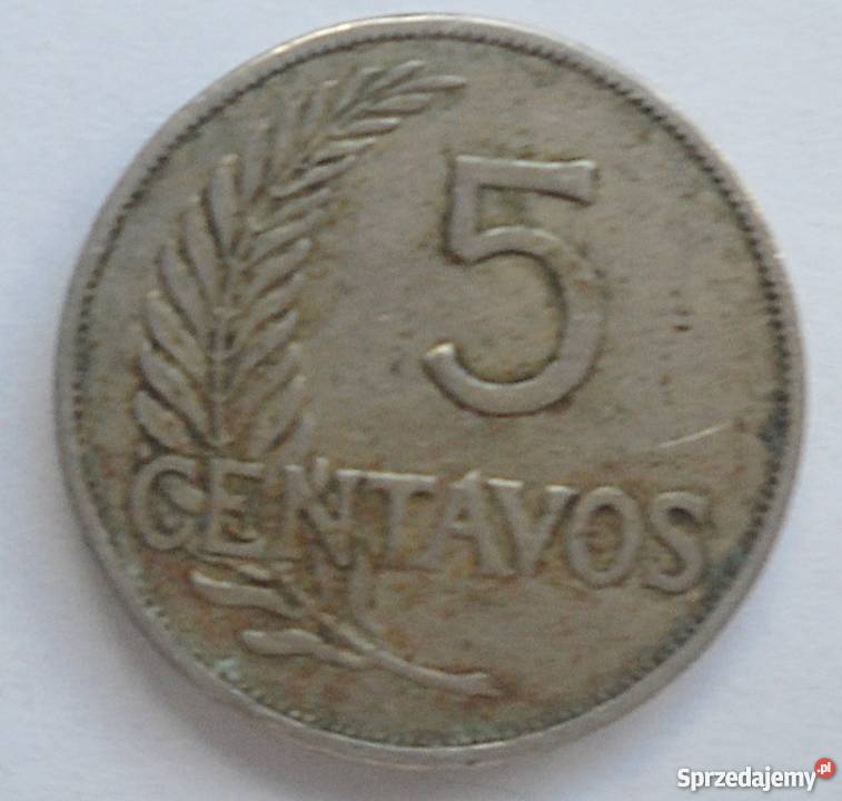 PERU5 CENTAVOS BEZ DATYNIE PRZYCIĄGA MAGNEZU Legionowo