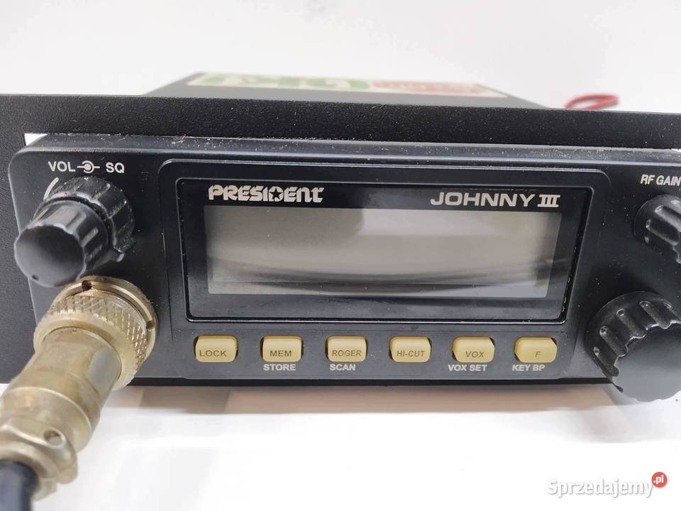 RADIO CB RADIO PRESIDENT JOHNNY III DAF XF Rok produkcji 2016