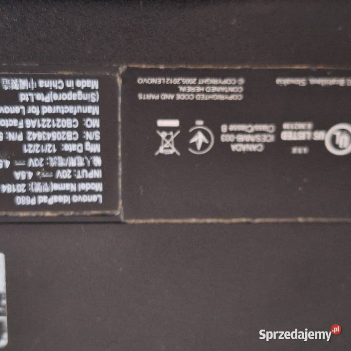 sprzedam laptopa lenovo na częśći podkarpackie Rzeszów