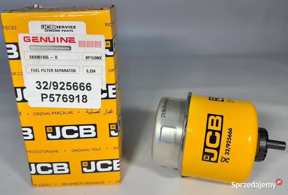 Filtr paliwa separator JCB 3292566 oryginał nie