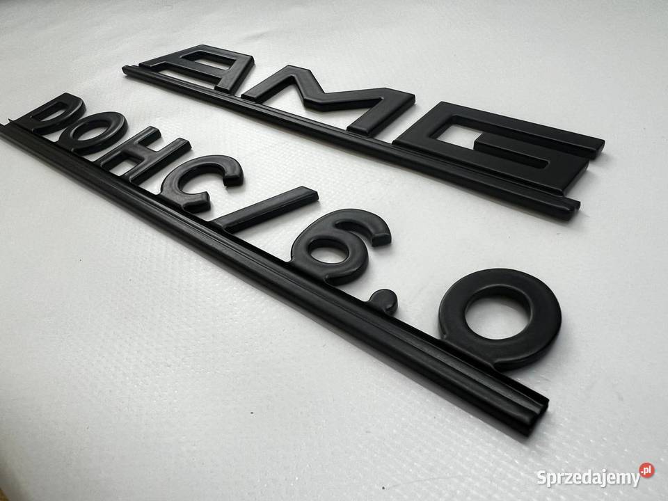 Zestaw emblematow AMG DoHC 60 Mewrcedes W126 Chełm