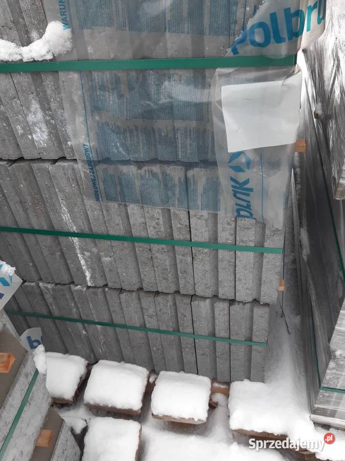 Obrzeża chodnikowe 8x30x100 szare z zamkiem Pozostałe