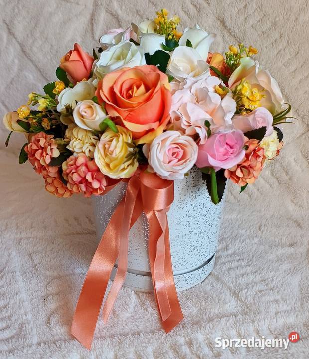 Bukiet okolicznościowy wielokolorowy Kompozycje kwiatowe Łęgowo