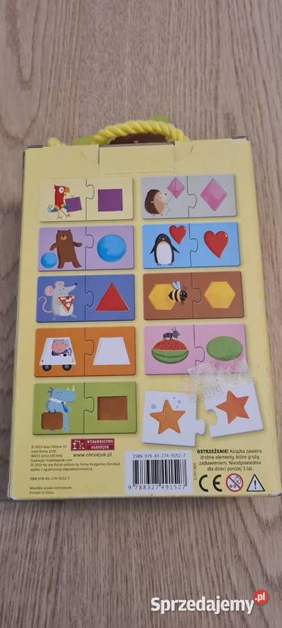 Puzzle Kształty 10stronnicowa książeczka 10 Radom