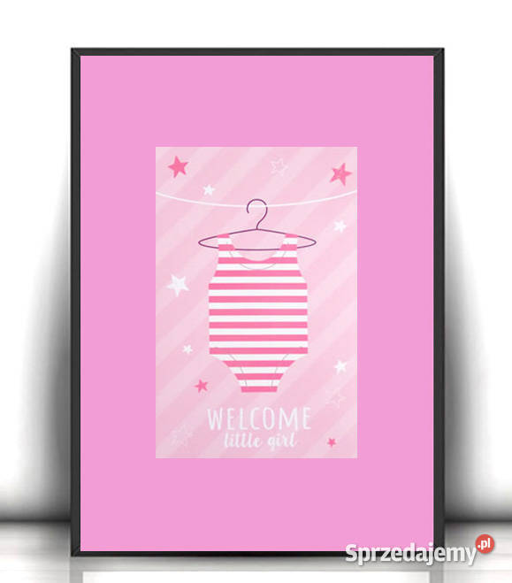różowy plakat A4 mały plakat do pokoju Bydgoszcz
