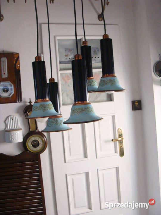 Stylowy lampa kaskadowa z lat 70 dolnośląskie