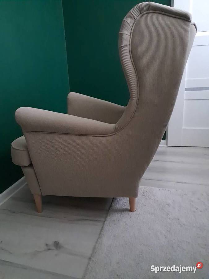 Fotel uszak Ikea Strandmon beżowy Radzyń Podlaski