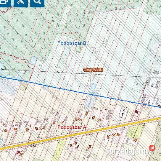 Dom wolnostojący 75m2 Okup Wielki sprzedam