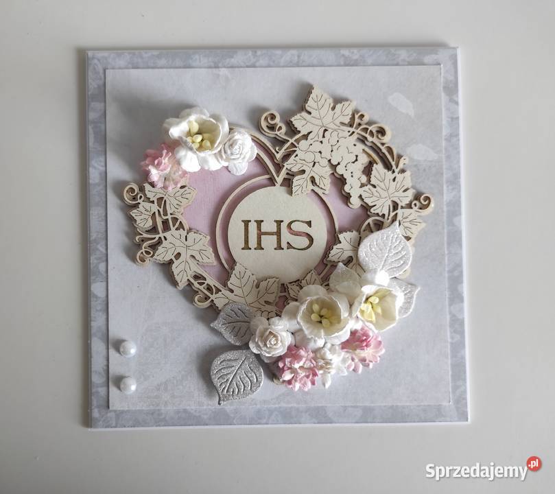 Kartka w pudełku ręcznie robiona na Pamiątkę Łódź sprzedam