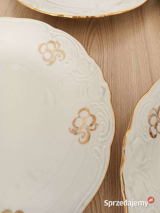 Zestaw talerze Wawel Fryderyka porcelana PRL 16 Talerze i talerzyki małopolskie Kraków