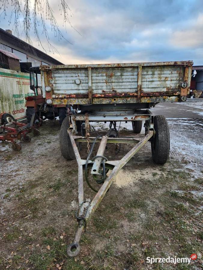 Przyczepa D47 z dokumentami Pomiary