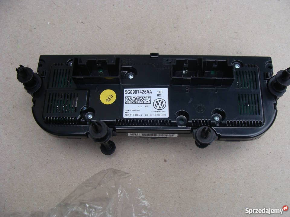VW GOLF 7 SPORTSVAN PANEL KLIMATYZACJI