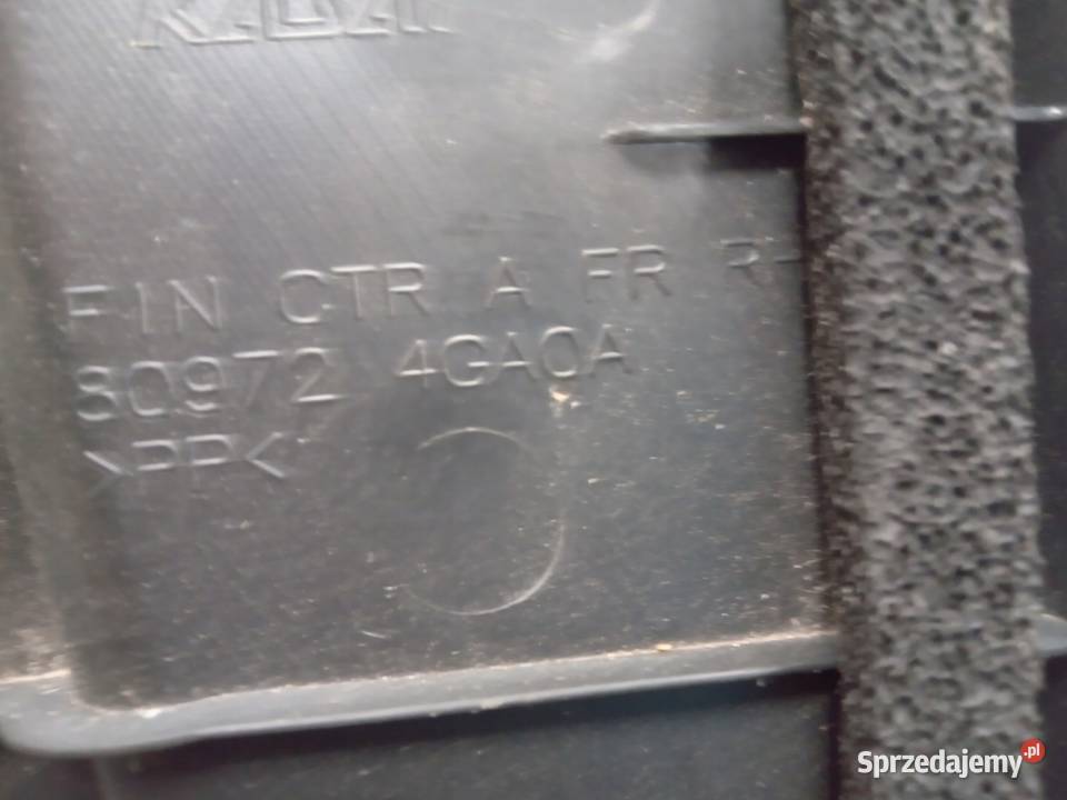 BOCZEK DRZWI PRAWY PRZÓD INFINITI Q50 14 tapicerki samochodowe wielkopolskie Nowy Tomyśl sprzedam