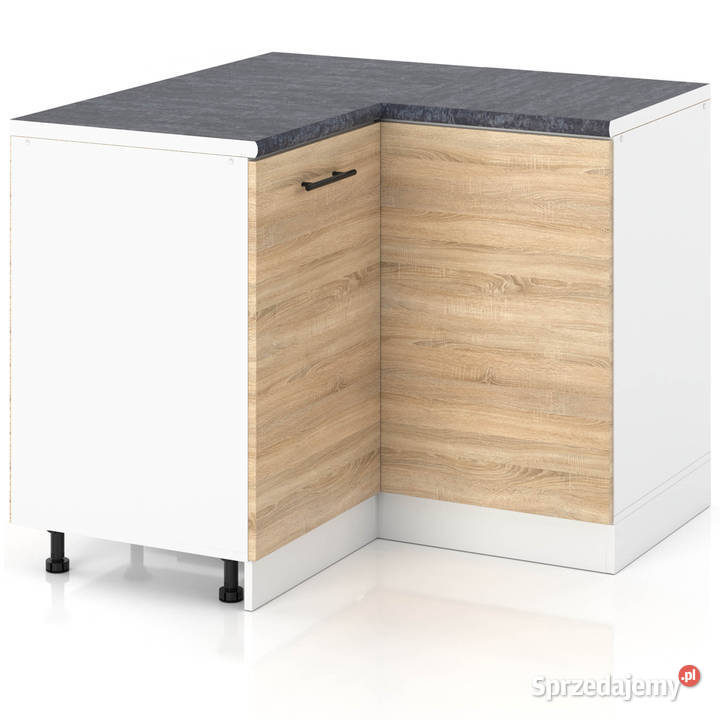 Szafka Kuchenna Stojąca Z Blatem Narożna 90x90