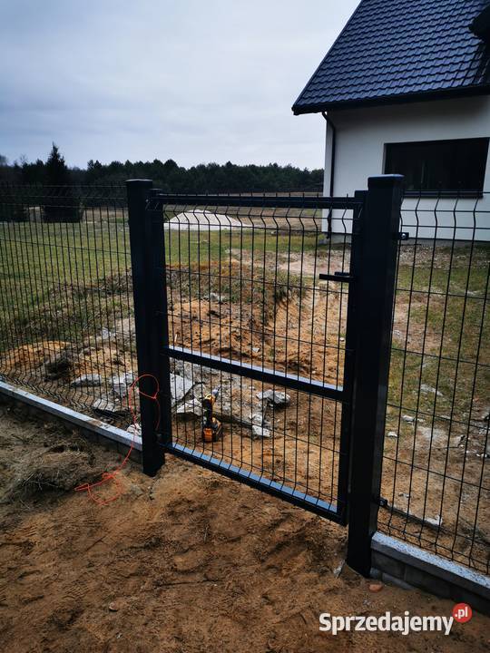 Bramy i furtki wypełnione panelem Rypin sprzedam