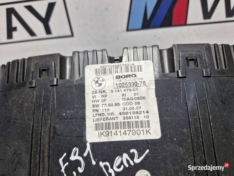 BMW E84 E90 E91 E92 E93 LICZNIK ZEGARY EUROPA dolnośląskie sprzedam