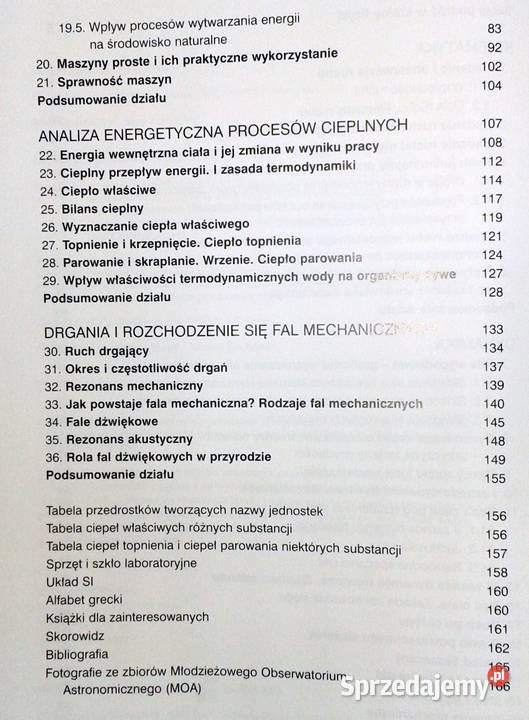 Fizyka i astronomia Mechanika ciepło Moduł 2 G F sprzedam