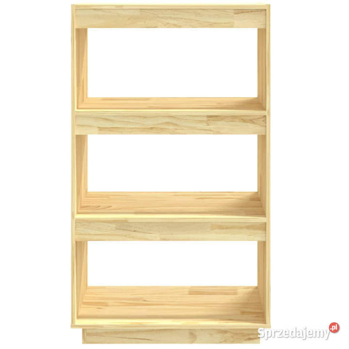 Regał na książkiprzegroda 60x35x103 lite drewno