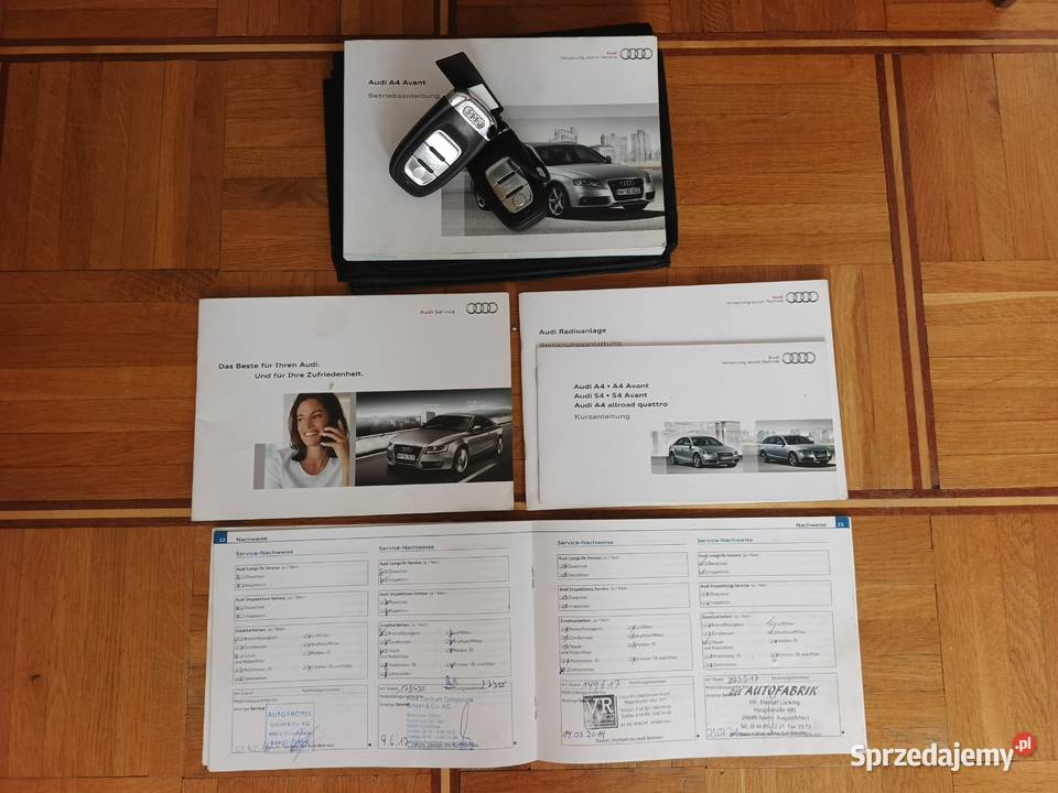 Audi A4 20 TDI Biała perła manual sprowadzona