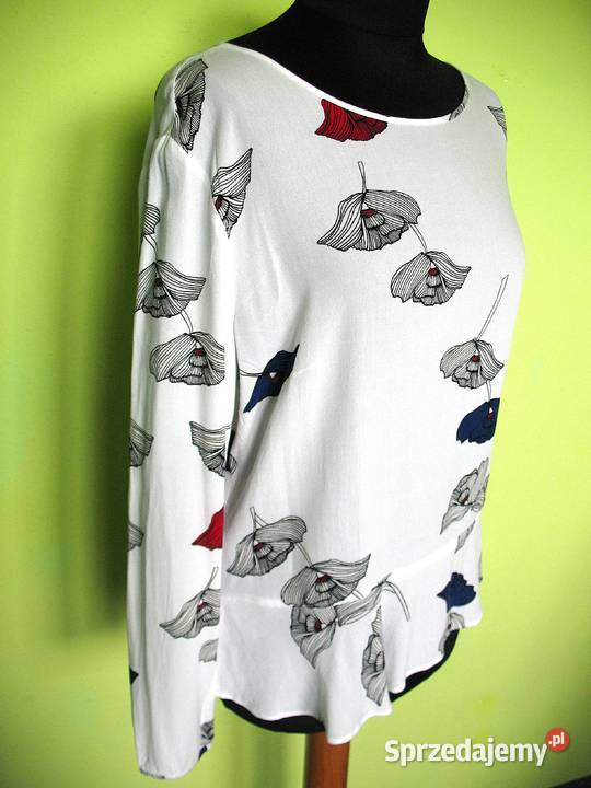 Bluzka 44 2XL biust 120 sOlivier biały Siedlce