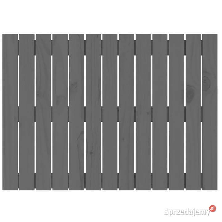 Wezgłowie łóżka szare 825x3x60 lite drewno Warszawa sprzedam