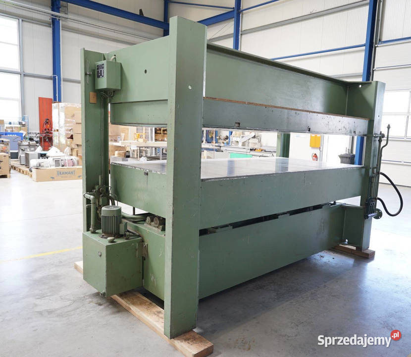 Prasa do forniru BURKLE S100 250130 Produkcja Wadowice