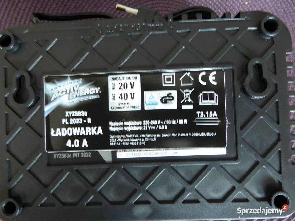 Nieużywana ładowarka 4A20V ACTIV ENERGY Ładowarki warmińsko-mazurskie Olsztyn