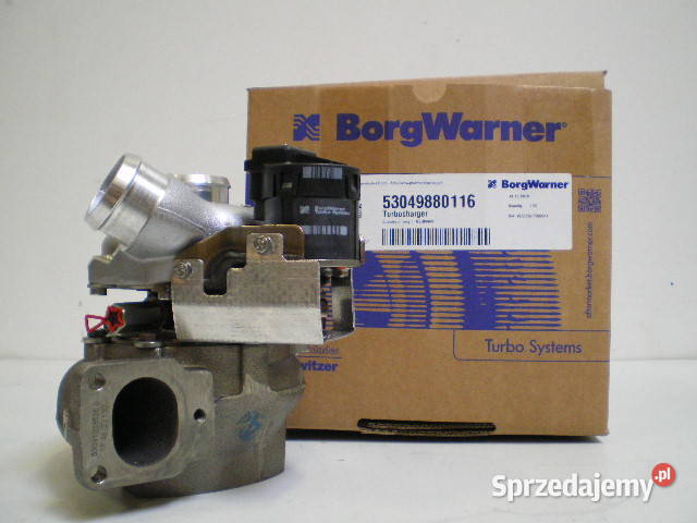 Nowa turbosprężarka BorgWarner KKK 53049880116 osobowe Turbosprężarki Siedlce