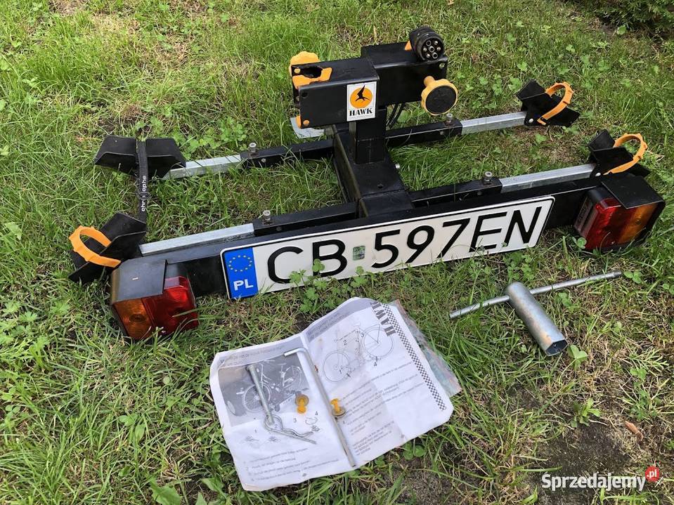 Bagażnik rowerowy na hak na 2 rowery Bydgoszcz
