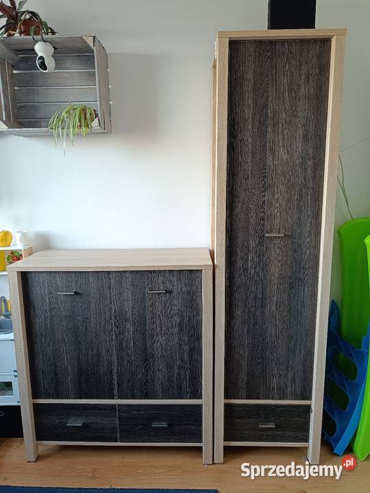 Meble do salonu pokoju zestaw komoda słupek Komody Warszawa