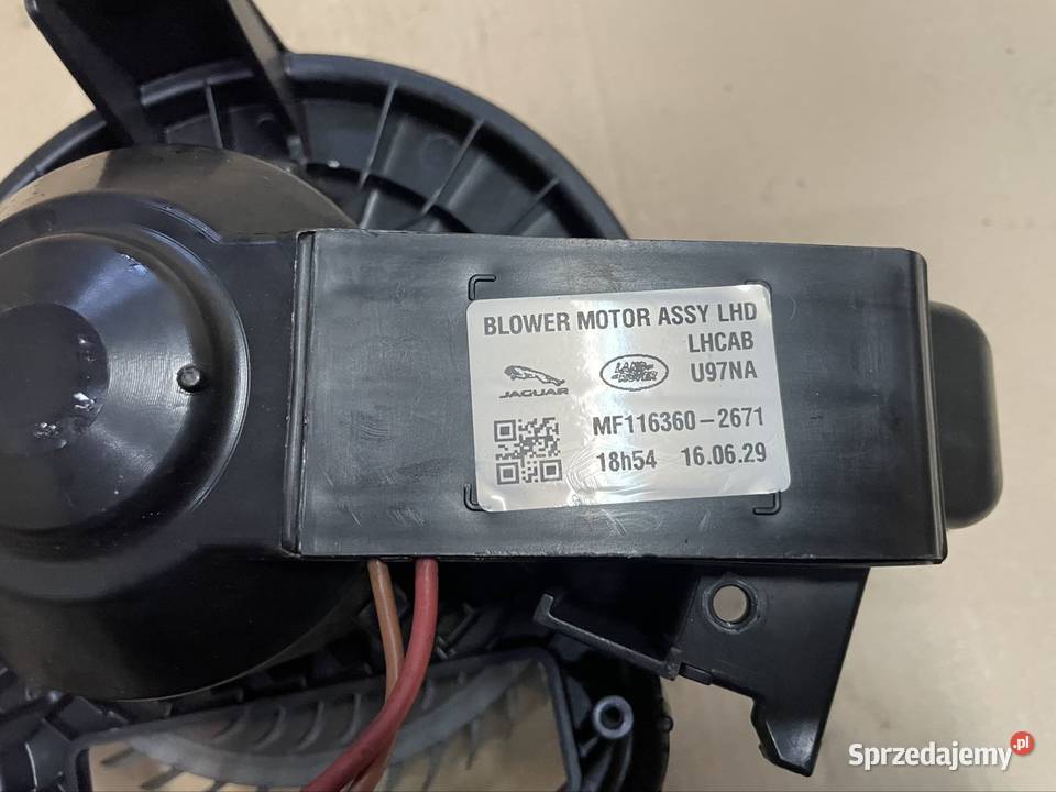 MF1163602671 dmuchawa wentylator nawiewu Jaguar zachodniopomorskie Szczecin sprzedam