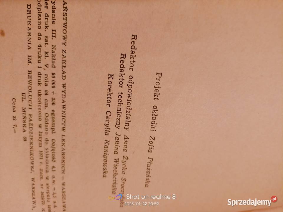 Choroby dolegliwości kobiece SupronowicZ książki mazowieckie Warszawa