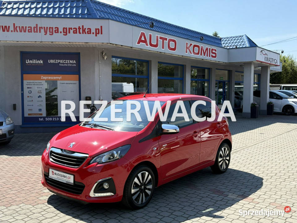 Peugeot 108 Rezerwacja VAT marża Tarnowskie Góry