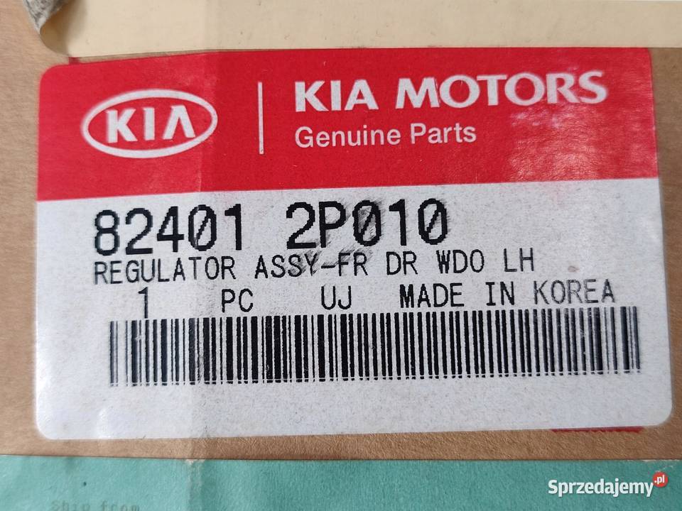 MECHANIZM SZYBY LEWY PRZÓD KIA SORENTO II XM osobowe sprzedam
