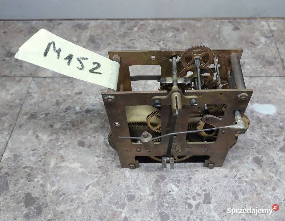 M152 Mechanizm starego zegara ściennego Gustav Tczew