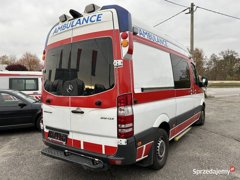 MercedesBenz Sprinter 30 CDI Ambulans Karetka elektryczne lusterka Opole
