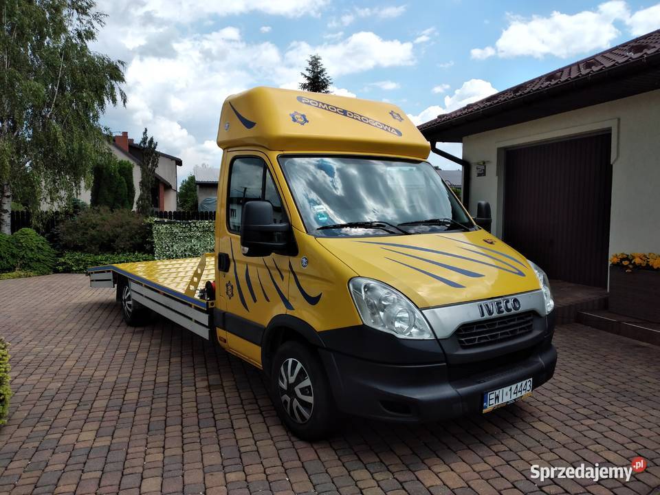 Iveco 23 ład1520 hak35t laweta platforma 5m pół Iveco Złoczew