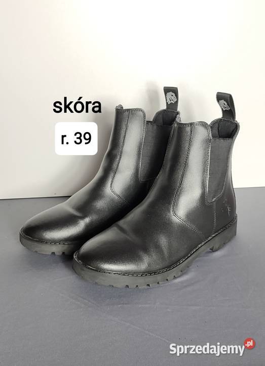 nowe sztyblety skórzane do jazdy konnej rozmiar Jasień