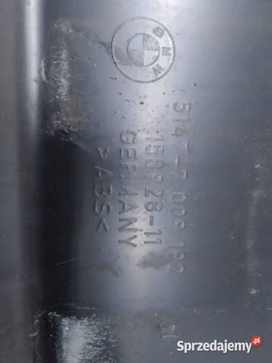 PODŁOGA BAGAŻNIKA WYKŁADZINA OSŁONA PASA TYŁ E63 Rok produkcji 2005