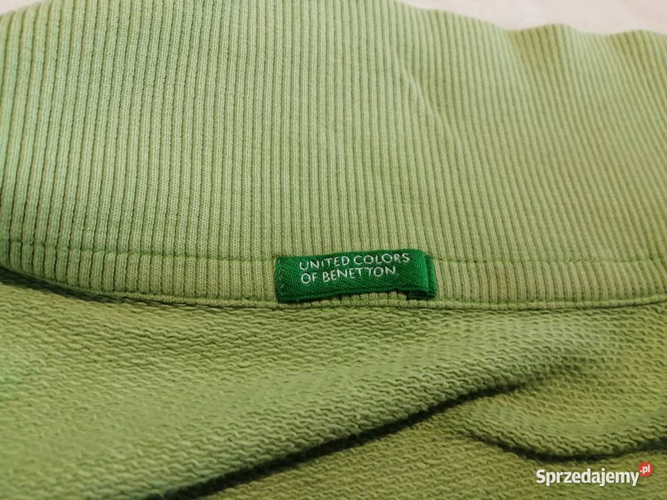 Rozpinany golf bluza długi rękaw zielona 120 chłopiec Czeladź