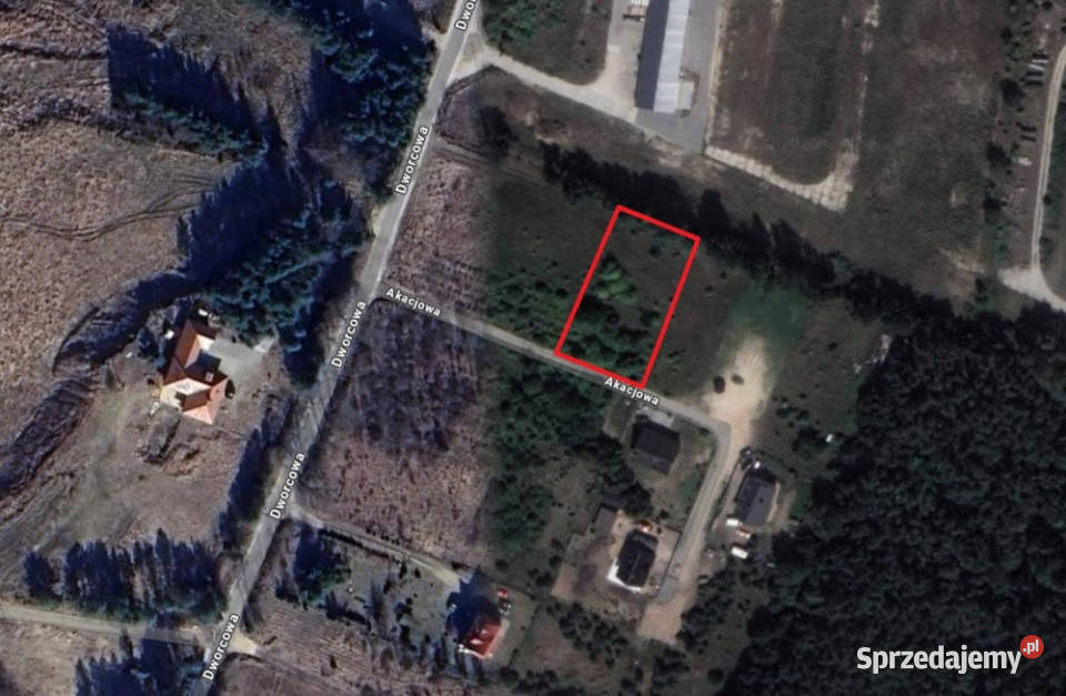 Działka budowlana 1064m kw Przyjaźń Akacjowa