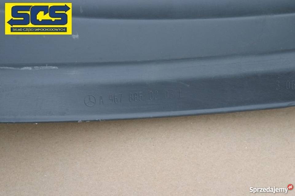 MERCEDES ATEGO III OKULAR ZDERZAK LEWY NAROŻNIK ciężarowe Bieleń sprzedam