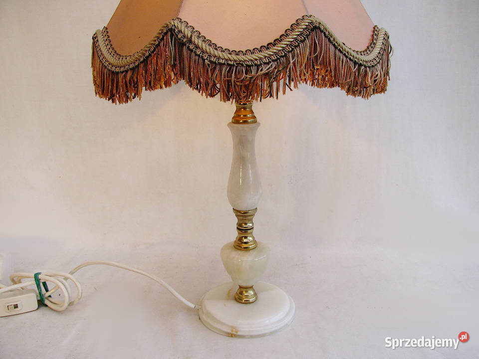 Lampka duża piękna lampa Onyks Szczecinek sprzedam