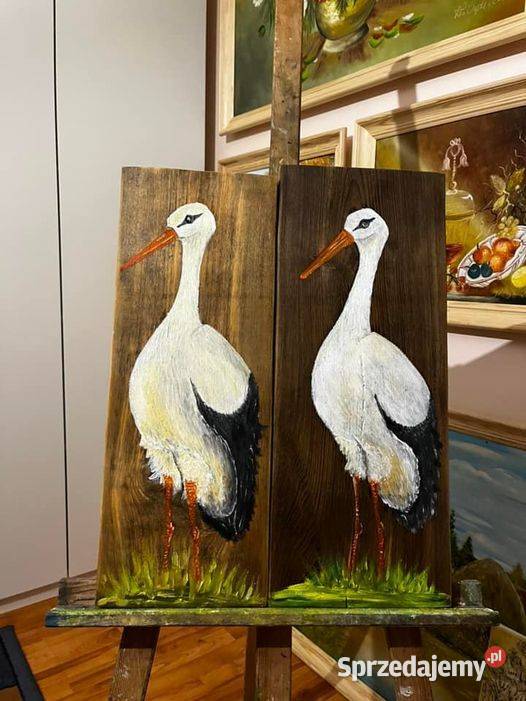 Malowanie na starych deskach Osmolice Pierwsze sprzedam