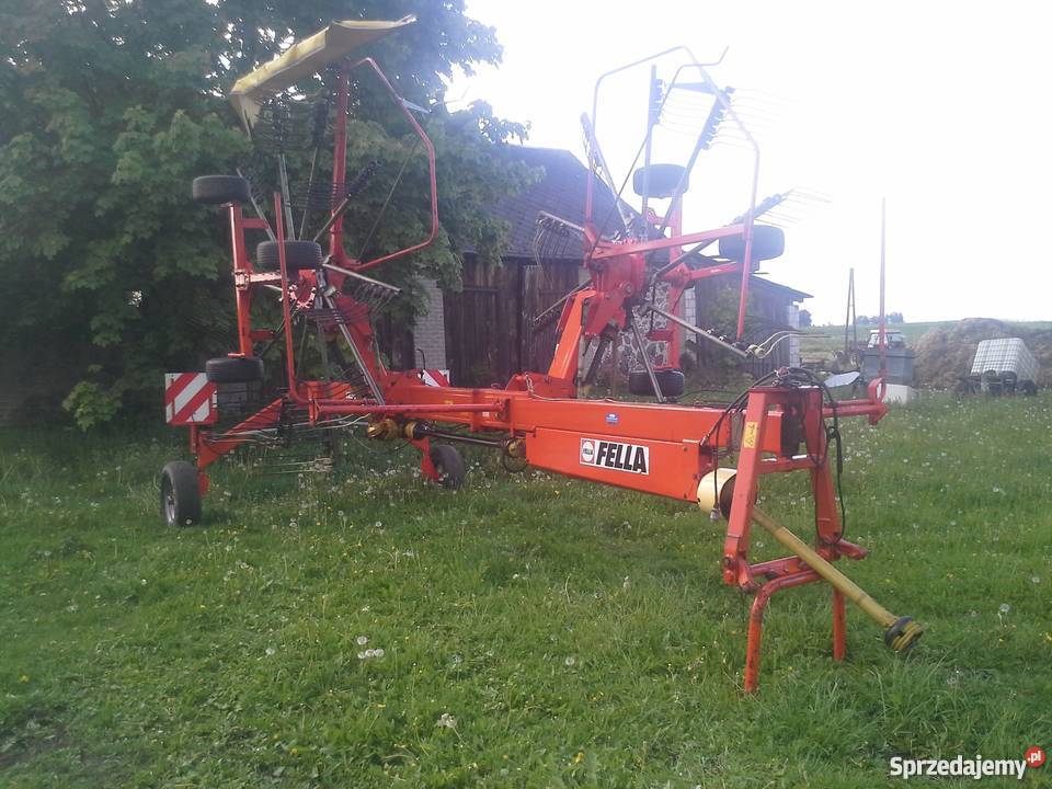 Zgrabiarka dwukaruzelowa podwójna Fella Ts 1400 Wąsosz